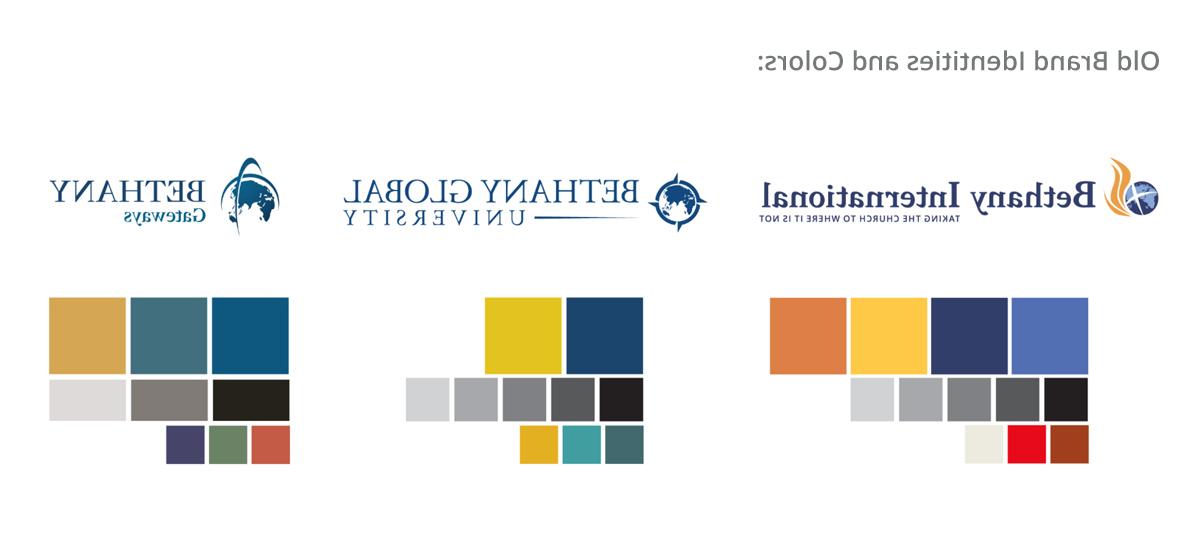 old bethany logos, before rebrand